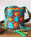 mochila wayuu sol azul